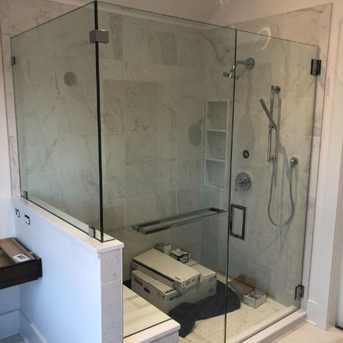 Frameless Door Panel and Return Clips  Image